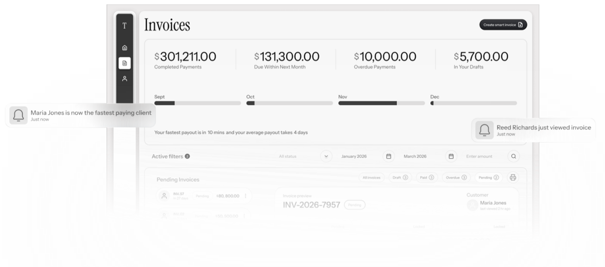 Tachy Smart Dashboard Preview